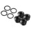 6AN Male Hex Head Socket with ORing Kit Aluminium Alloy Black Anodized 13