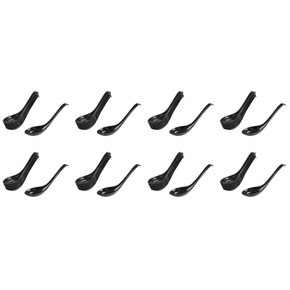 6 Cucharas De Estilo JaponéS, Cucharas De Arroz Y Cucharas De Sopa Con Mango Largo-image