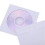 Porta buste di carta per DVD e CD con chiusura trasparente, confezione da 100 3