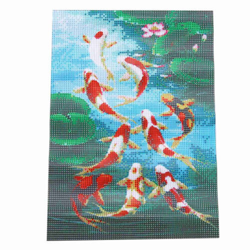 5D Art Runde Volldiamant-Karpfen-Kits 2