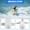 Para suporte de skate de surfe com base de 6 furos e caminhões traseiros de 6,25 polegadas, 1 6