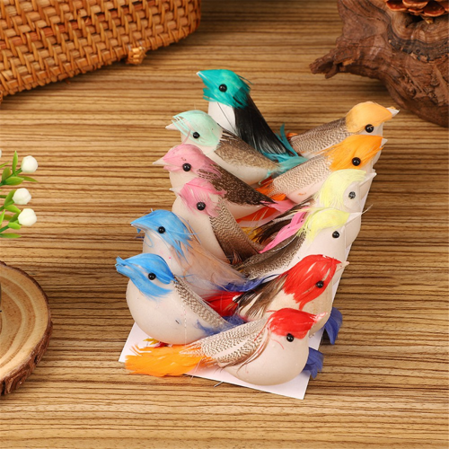 Mini-Simulationsvogel, künstliche Farbe, DIY-Bastelarbeiten, B 1