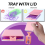 12er-Packung Trabricks stapelbare Diamond Art-Tabletts mit Deckel, D 6
