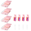 12er-Pack stapelbare Trabricks Diamond Art Tabletts mit Deckel, C 1