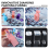 12er-Packung Trabricks stapelbare Diamond Art-Tabletts mit Deckel, D 5