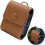 Portable Golf Rangefinder Bag PU Leather Storage Case with Ring for Golf Tees, Balls, and Accessories, Compact Design 5