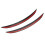 2pcs Car Wheel Eyebrow Trim Strip Carbon Fiber 14
