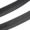 2pcs Car Wheel Eyebrow Trim Strip Carbon Fiber 12