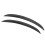 2pcs Car Wheel Eyebrow Trim Strip Carbon Fiber 6