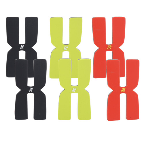 6PCS Silicone H Type Badminton Racket Balance Weights, 35g