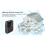 Ricevitore e trasmettitore audio Bluetooth 5.4 Auracast LE Adattatore audio 3
