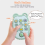 Bear Shaped Silicone Teether Toy for Toddlers - , B 3