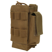 Wasserdichte Mini-Walkie-Talkie-Tasche, Tan, 10x6x16cm Funkgerät-Halter