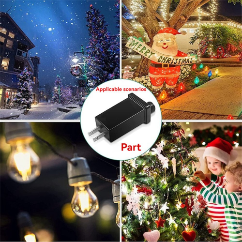 Adattatore per trasformatore LED con spina da 24 V 0,3 A, spina UE 2