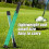 Outdoor Solid Fibreglass Rod Sports Golf Ball 2