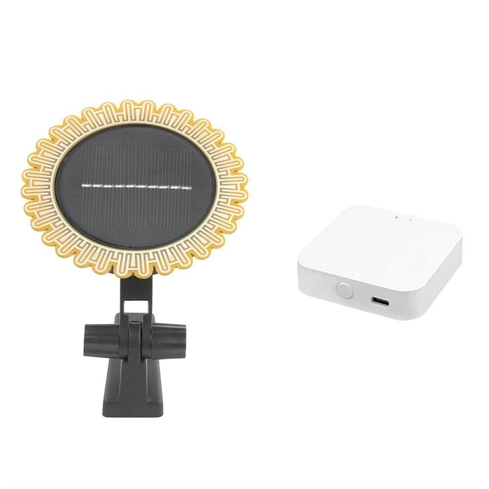 Zigbee Wifi Tuya Sunlight Regensensor Zonne-Oplaadfunctie-image