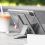 Supporto universale per tablet, pieghevole, adesivo, rosa 5