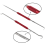 Doppelspitz-Schaber-Metallhaken- und Pick-Set 4