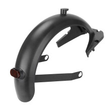 Rear Mudguard Kit with Brake Light for G30 Max Electric Scooter, Black or White