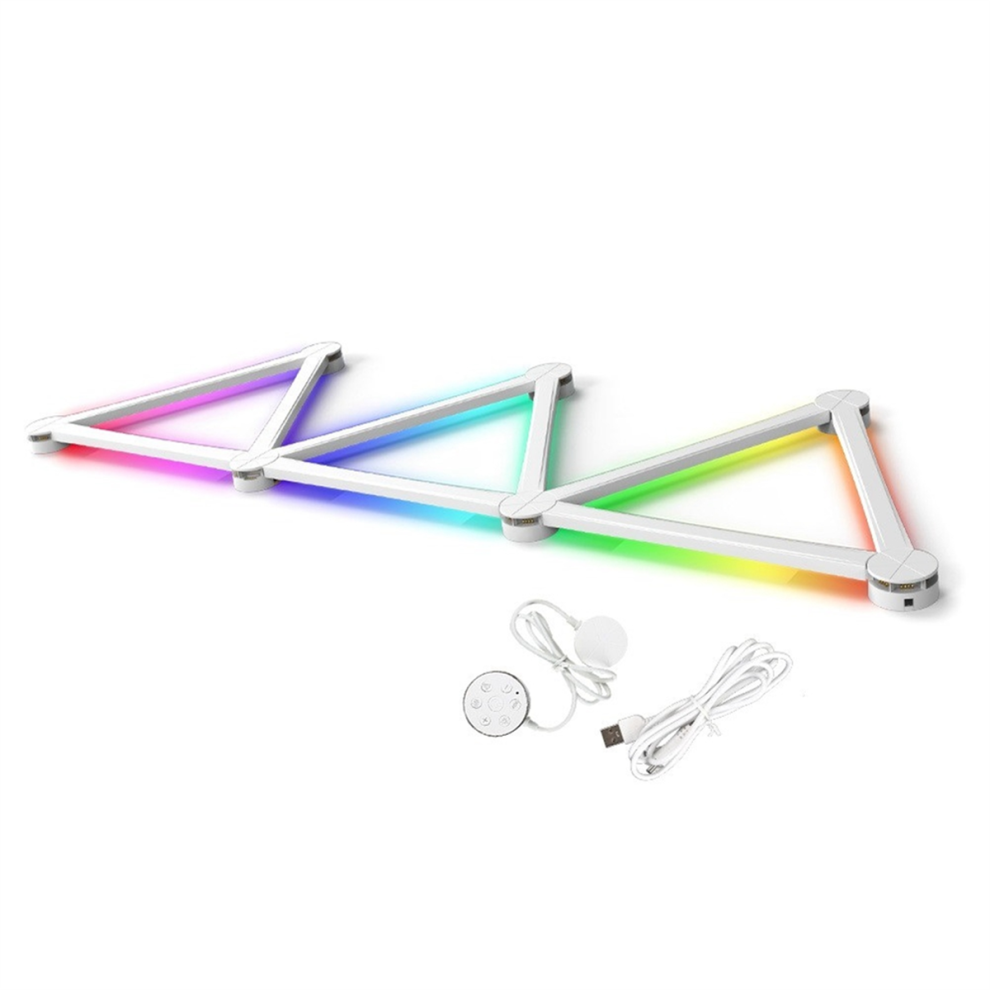 Barras De Luz Led Rgb De Pared Inteligentes Con Usb, 16 Millones De Colores Regulables-image