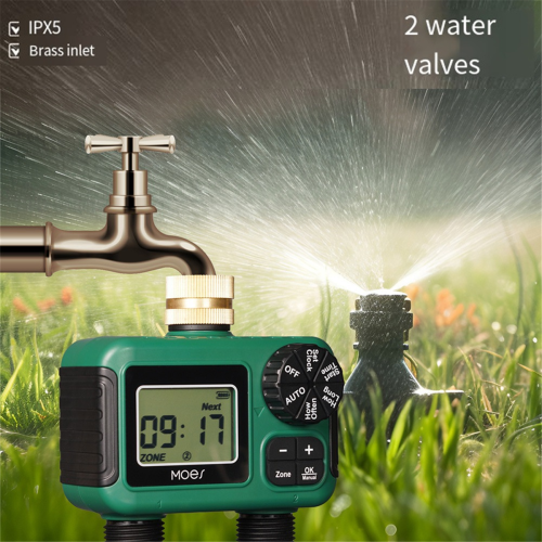2025 Timer automatico per irrigazione da giardino a 3 uscite 2