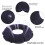 Cuscino antidecubito gonfiabile 38x38 cm blu reale 4