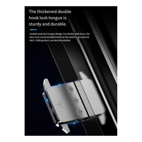 WIFI Tuya Smart Locks 3D voor glazen deuren met camera en vingerafdruksensor 1