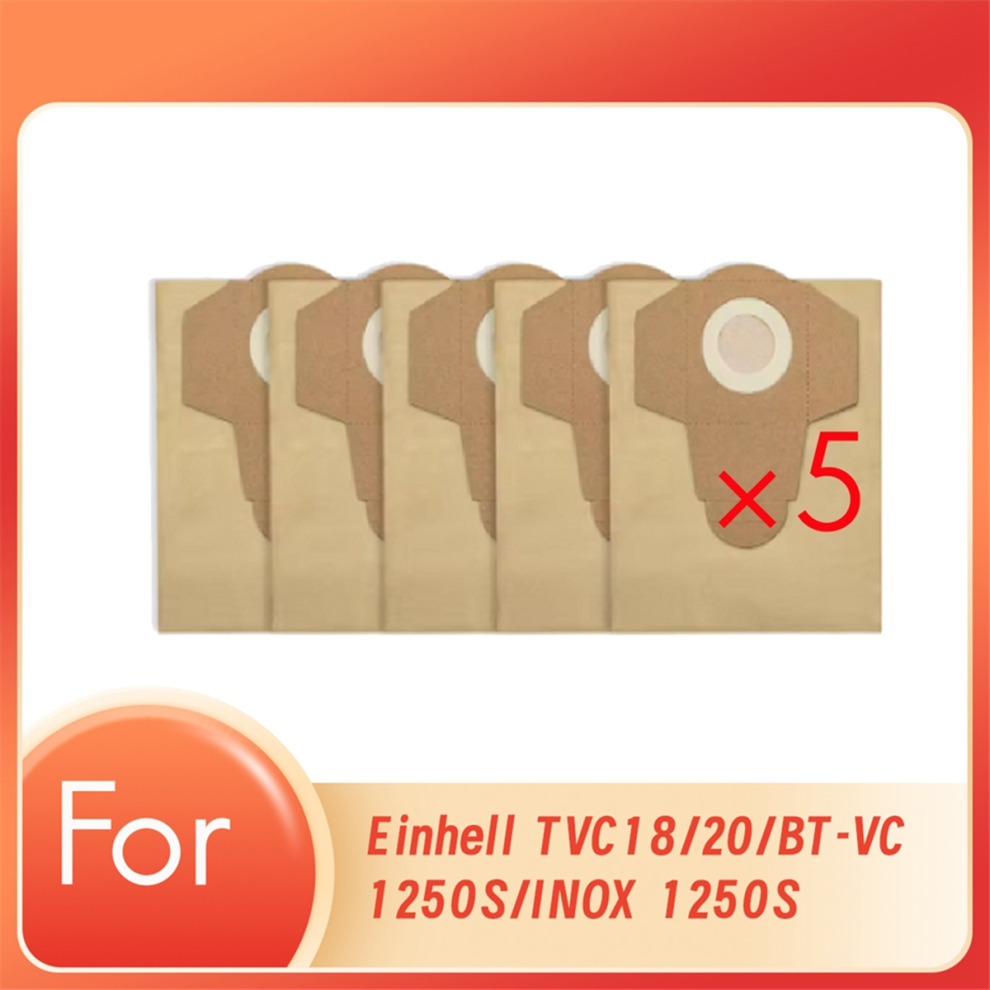 Bolsas De Papel De 20 L Para TVC18/20/BT-1250S/1250S (5 Unidades)-image