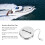Edelstahl-Deckfüllkappe 50 mm Boot Kraftstoff Farbe 11