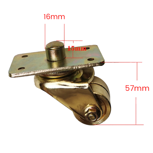 Roulette de piano double accessoire pivotant mobile roues verticales 2