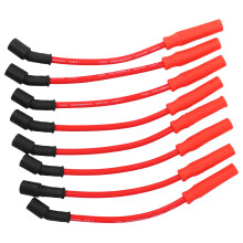 0.4in 8pcs Ultra-Low Resistance Spark Plug Wires for Vortec Engines