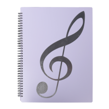 Bladmuziekmap, 60 pagina's, bladmuziek/houder,()