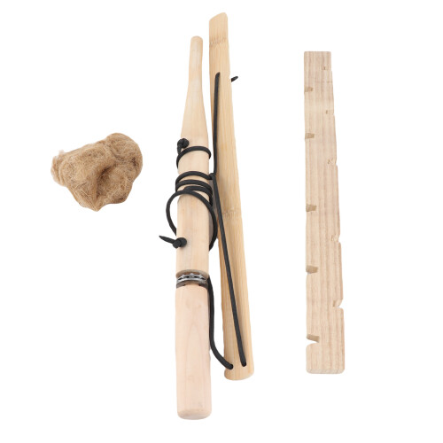 Wood Drilling Fire Making Tool Survival Emergency