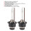 35W 4300K D2S Headlight Bulb Pair, 7000LM Waterproof IP67 7