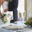 20 peças - Suporte para cartão de lugar de 3,35 polegadas, suporte para números de mesa para casamento B 4
