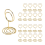 Suportes para números de mesa 20 peças - 2 polegadas para festa de casamento (dourado) 2