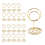 Suportes para números de mesa 20 peças - 2 polegadas para festa de casamento (dourado) 1