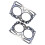 Guarnizione testata cilindro 2 pezzi per 2.5 Legacy GT 11044AA770 4