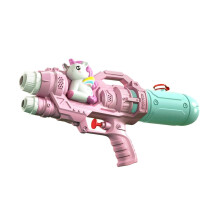 Water Soaker Toy Accessory with Double Hole, 5-8m Range, Lightweight, Portable for Parties, Pools, and Beaches, Pink Unicorn
