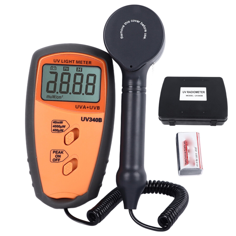 UV Light Meter UVA UVB Tester 290‑390nm LCD