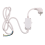 FI-Schutzschalter Steckdose Reststrom mit Kabel, EU-Stecker weiß 3