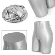 Compact Inflatable Mannequin Model for Clothing Exhibitions, Trade Shows, Adjustable Size, Durable Material, Lightweight Design
