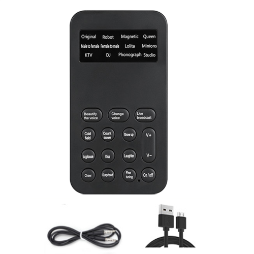 Modulador de voz S9 con 12 cambios de voz y voz ajustable 2