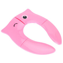 Portable Folding Baby Toilet Seat Pad, Pink, Non-Slip, 25.5x35cm