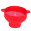 Foldable Silicone Popcorn Bowl with Lid, Red, 26x14cm 6