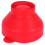 Foldable Silicone Popcorn Bowl with Lid, Red, 26x14cm 1