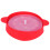 Foldable Silicone Popcorn Bowl with Lid, Red, 26x14cm 15