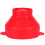 Foldable Silicone Popcorn Bowl with Lid, Red, 26x14cm 13