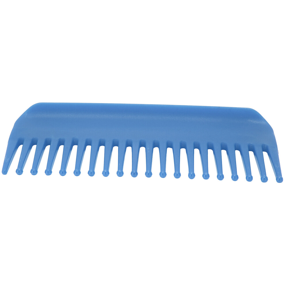Blue Wide Tooth Comb for Thick Wet Dry Hair - 15.3cm x 6.8cm