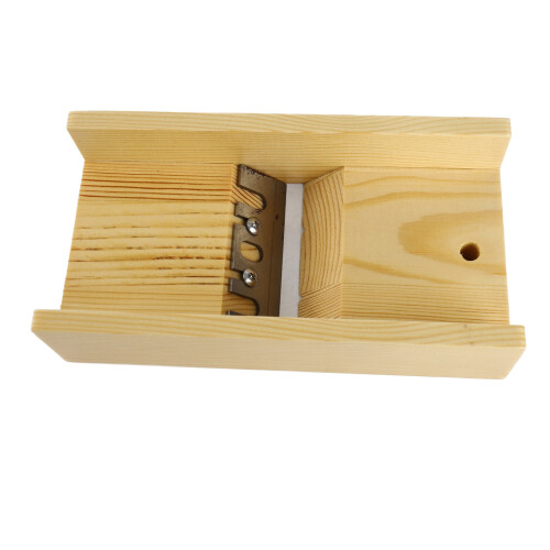 Adjustable Pine Wood Soap Beveler Cutter 19.5x11cm Hand-Made Tool 1